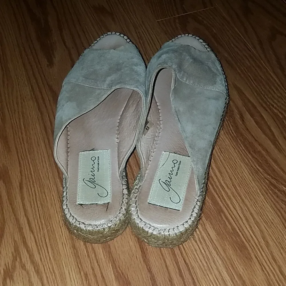 Gaimo Rolling Espadrilles mules  made in Spain Sz 9.5